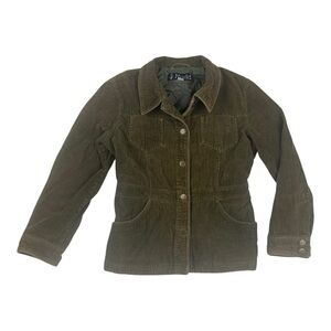 Mudd size medium y2k brown corduroy jacket blazer utility 90s vintage boho